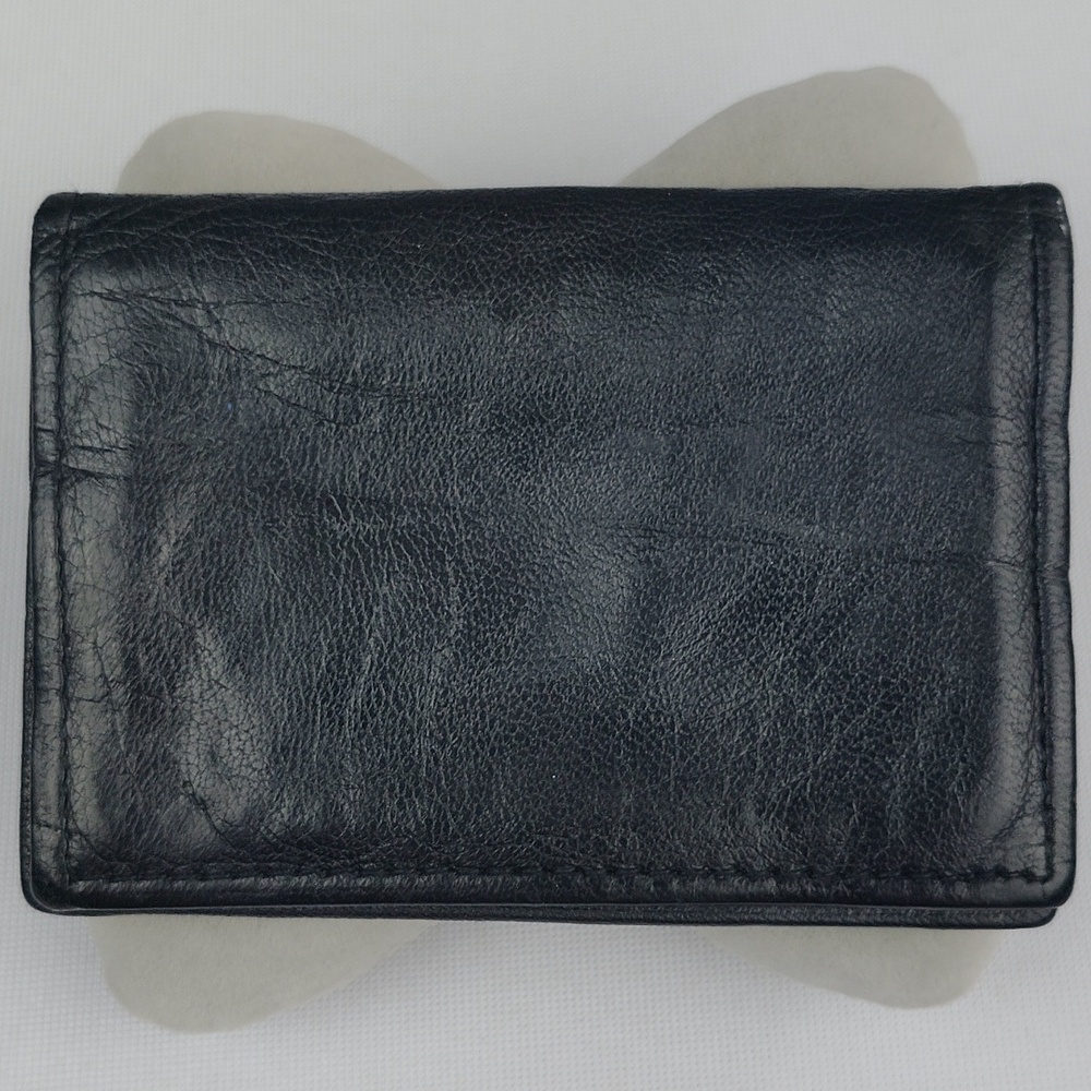 Black Genuine Leather ID / Card Holder.
